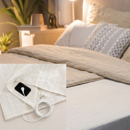 Organic Earthing Sheet – Pure Cotton Earthing Bed Sheet