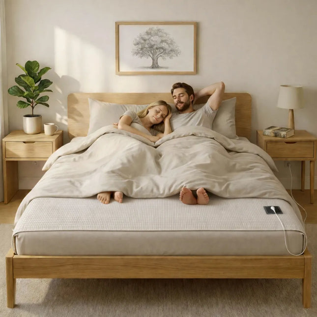 Grounding Flat Sheet – Pure Cotton Earthing Bed Sheet