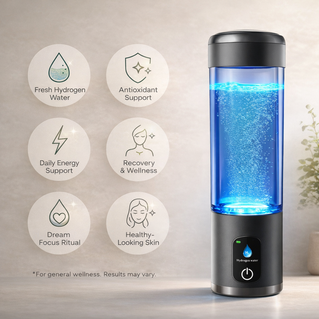 Groundly Hydrogen Water Bottle 320ml